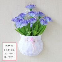 Creative Artificial Plant Wall Hanging Basket for Home and Balcony Decor