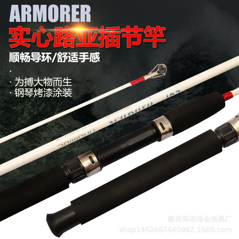 Spinning Fishing Rod Solid Sea Rod Casting Rod for Freshwater Saltwater Fishing