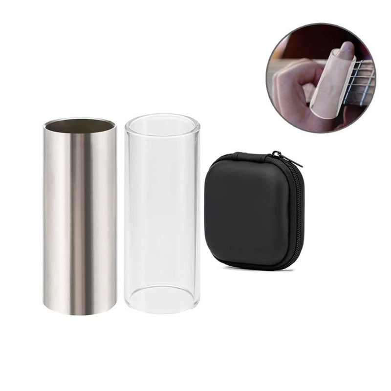 Stainless Steel Guitar Slide Set for Guitar and Bass