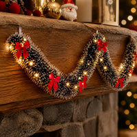 DIY Felt Christmas Tree with Pom-Poms and Garland for Holiday Party Decor