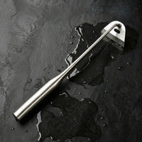 Stainless Steel Bark Scraper with Triangular Blade Handheld Bark Scraper Curved Tool Heavy Duty for Arborists