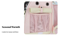 Warm Plush Interior dome viewing panel Cat support panelpack Breathable Space Capsule Rucksack Ergonomic Straps Pet travel equipment Expandable Design for Small Dog Owners, everyday Use