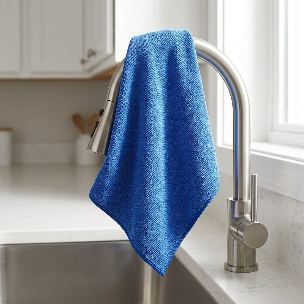 Large Microfibre Cloths and Microfibre Towel, Microfibre Cloth 30cm x 70cm, Absorbent Fabric for Oil and Grease Removal on Surfaces