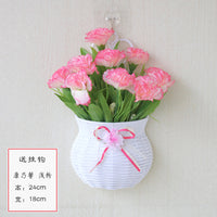 Creative Artificial Plant Wall Hanging Basket for Home and Balcony Decor