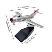 15 with Display Stand Die-Cast -15 Aircraft Model Assembled Diecast Model with Stand for Aviation Enthusiasts, Shelf
