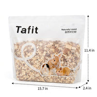 Low-Dust Hamster Bedding, Poplar and Fruit Wood Blend for Gerbils and Mice, Odor-Neutralizing Wood Chips, 1.2 kg Bulk Bag