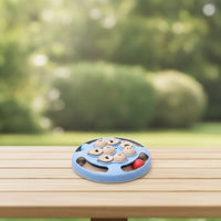 Interactive Puzzle Tray with Sliding Covers Mental Stimulation Feeding Tray with Sliding Covers Compact Food Puzzle Sturdy for Cats, Young Dogs