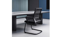 Mesh Office Chair Breathable Cantilever Chair Ergonomic Furniture for Professionals, Students, Conference Room, Reception Area