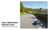 Mature Cycling Helmet Single-Piece Molding Lightweight Bike Helmet Featherlight Adjustable Fit for Commuters, Outdoor, Commuting