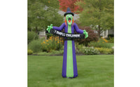 Spooky Halloween Inflatable Witch Scary Inflatable Witch Decoration Tall Sturdy for Yard, Lawn
