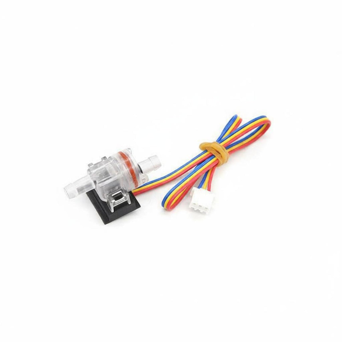 High Precision Hall Effect Water Flow Sensor Compact Design Optical Liquid Flow Meter Wide Application Liquid Flow Sensor Counter Stable Performance for Coffee Machines, Floor Scrubbers, Aroma Diffusers
