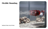 Aquarium Water Circulator Suction Cup Mount Fish Tank Current Pump Anti-Backflow Function Mini Water Circulation Pump for Freshwater Tanks