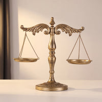 Vintage Scale Ornament Tabletop Iron Balance Scale Classic for Entryway Table