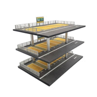 Parking Garage Diorama Die-Cast Model Car Display Steel-Frame Parking Garage Model for Collectors