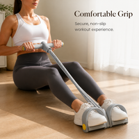 Pedal Resistance Band Chest Expander Sit-up Aid with Foam Handles for Home Gym Fitness