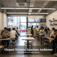 Easy to Clean Table and Seating Group Simple Design Pedestal Table and Bull Curve Chair Set Long-Lasting Commercial Furniture Thickened Tabletop for Business Owners, Diners, Cafe Proprietors, Milk Tea Shop, Diner, Dining Room