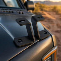 2 Pieces Hood Mounting Bracket No-Holes Hood Mounting Brackets Stable Hardware