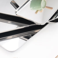 Stainless Steel Rectangular Steaming Tray for Rice Noodle Rolls and Cold Skin Noodles