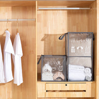Foldable Mesh Laundry Hamper with Handles, Large Capacity Dirty Clothes Basket for Bathroom and Home
