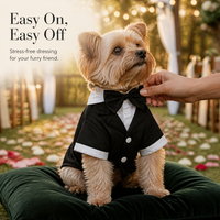 Pet Wedding Suit Tuxedo with Bow Tie for Dogs and Cats