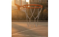 Chain Basketball Net Rustproof Metal Basketball Regulation Net Size for Schools, Playgrounds