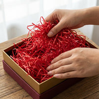 50 Grams Raffia Paper Shreds Decorative Raffia Paper Stuffing Elegant Presentation Shredded Gift Filler for Small Business Owners, Wedding Decoration