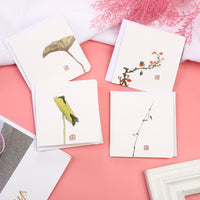 Chinese Style Blank Greeting Cards for DIY Invitations, Thanksgiving, Birthdays, and Business Messages