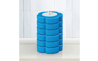 6 Pieces Toilet Brush Replacement Heads Hygienic Toilet Cleaning Sponge Refills Brush Head Replacement Single-Use Easy