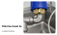 Brass Core Double Head Rotating Spray Nozzle Rotating Pressure Washer Nozzle Heavy Duty for Car Detailers