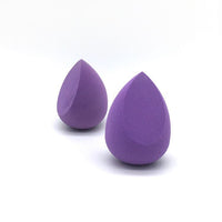 Heart-Shaped Boxed Makeup Sponge Set - Waterdrop & Beveled Design, Expands When Wet, Non-Absorbent