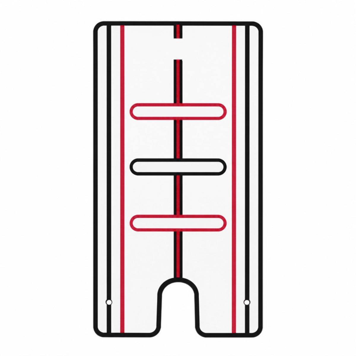 Acrylic Putting Board Flat Alignment Board Portable Putting Template Lightweight for Golfers