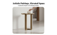 Light Luxury Aesthetic Tall Display Pedestal Minimalist Design Square Top Pedestal Stand Floor-Standing Plant Holder Scratch Resistant for Interior Designers, Homeowners, Living Room, Balcony, Entrance Hall, Entryway