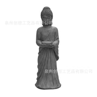 Chinese Style Buddha Statue Candle Holder Decorative Figure for Temple, Tea House, Garden