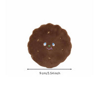 Mental Stimulation Cheese Slice Dog Toy Crinkle Soft Fabric Toy for Boredom Busting
