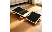 Textured Balance Board with Non-Slip Surface Long-Lasting Wooden Balance Board Lightweight 360-Degree for Home Gym