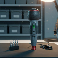 1800mAh Li-Ion Battery Handheld Shaped Electric Screwdriver Cordless Rechargeable Power Screwdriver Adjustable Rotational Force for DIY Enthusiasts, Home Repair, Furniture Assembly
