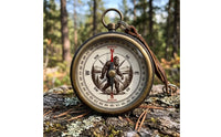 Mini Compass Keychain Presentable Pocket Compass Navigation Tool for Campers