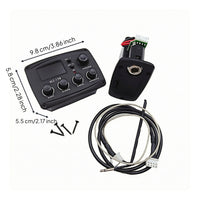 Acoustic Guitar Pickup Preamp Built-in Instrument Preamp Module Equalizer Tuner Compact Onboard Active Pickup for Luthier Hobbyists, Live Stage, Home Practice