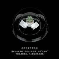 Acrylic Hemisphere Dome Cover Clear Hollow Ball Dustproof Decoration Christmas Ornament