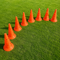 52cm Marker Cones, Flexible PE Cones for Sports Training, Football Accessories, Agility Training Equipment