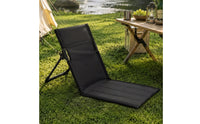 Foldable Beach Mat with Backrest Adjustable Foldable Lounge Chair Folding Lounge Chair Long-Lasting Furniture Versatile