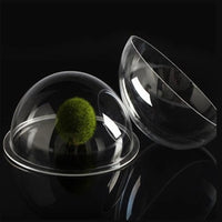 Acrylic Hemisphere Dome Cover Clear Hollow Ball Dustproof Decoration Christmas Ornament