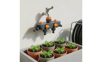 4 Outlet Hose Splitter Easy to Install Garden Splitter Individual Shut off Valves Hose for Yard