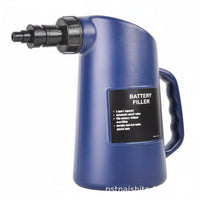 2 L 2L Capacity Auto Shutoff Battery Filler Automatic Shut-Stop Lead-Corrosive Battery Filler Prevents Overfilling Lead Corrosive Liquid Filling Tool Spill Avoidance for Mechanics, DIYers, Garage, Workshop