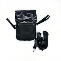 Waterproof Horse Manure Bag Wear-Resistant Horse Droppings Bag Black Saddle Poop Catcher Harness Straps