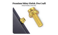 2 Pieces Lightweight Water Bottle Holder Mount Bolts Water Bottle Holder Mount Screws Rustproof for Mountain Bikers, Cycling Enthusiasts