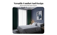 Room Darkening Blackout Curtain 95% Light Blocking Grommet Top Blackout Curtain Thermal Insulated Window Covering Energy Saving for Rotating Workers, Homeowners, Parents, Bedroom, Balcony, Nursery, Sliding Door