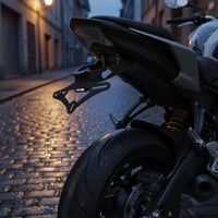 Motorcycle Vehicle Registration Plate Holder Long-Lasting Carbon Steel Rear Vehicle Registration Plate Bracket Mudguard Remover