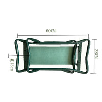 Garden Kneeler and Seat with Tool Pouch, Foldable Outdoor Bench for Gardening