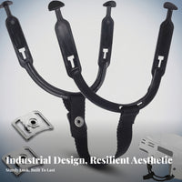 Black Hockey Helmet Chin Strap Repair Kit Sturdy Hockey Chin Strap Easy to Install Sports Helmet Buckle Kit